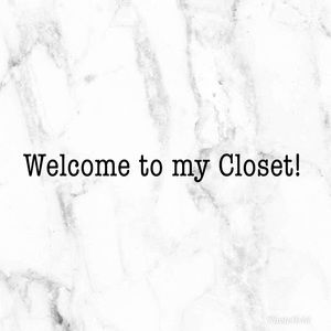 Welcome to my Closet!